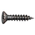 Midwest Fastener Wood Screw, #5, 5/8 in, Bronze Steel Flat Head Phillips Drive, 50 PK 930982
